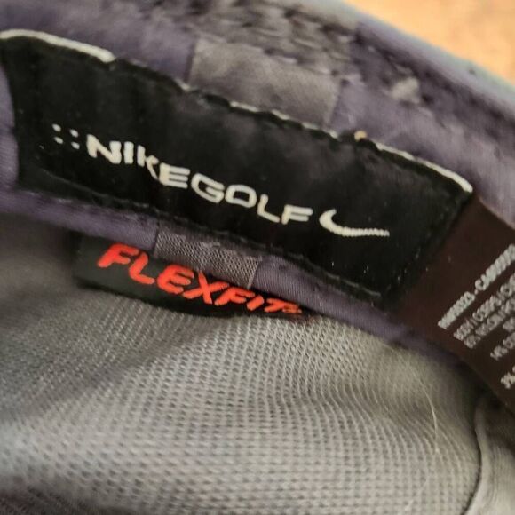 Nike swoosh pro men's gray golf hat flex fit VRS 20XI outdoor accessories - Picture 6 of 6